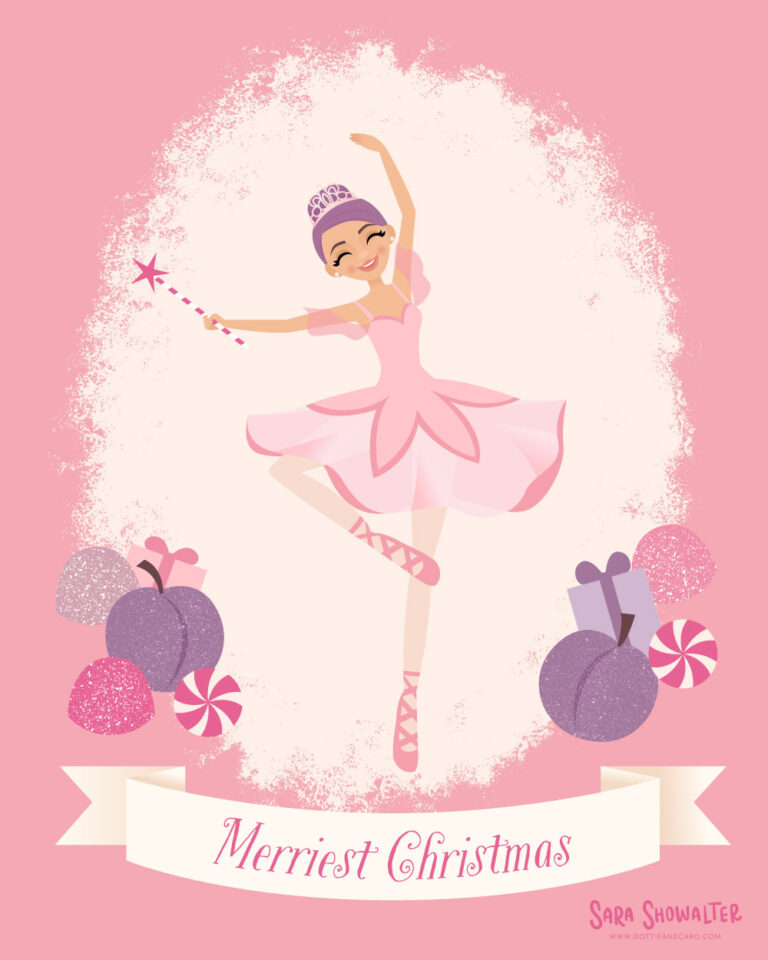 Illustration of the sugar plum fairy